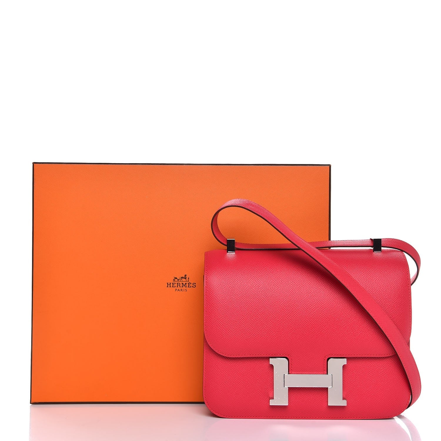 Hermes Epsom Constance 24 Rose Extreme 8 of 8