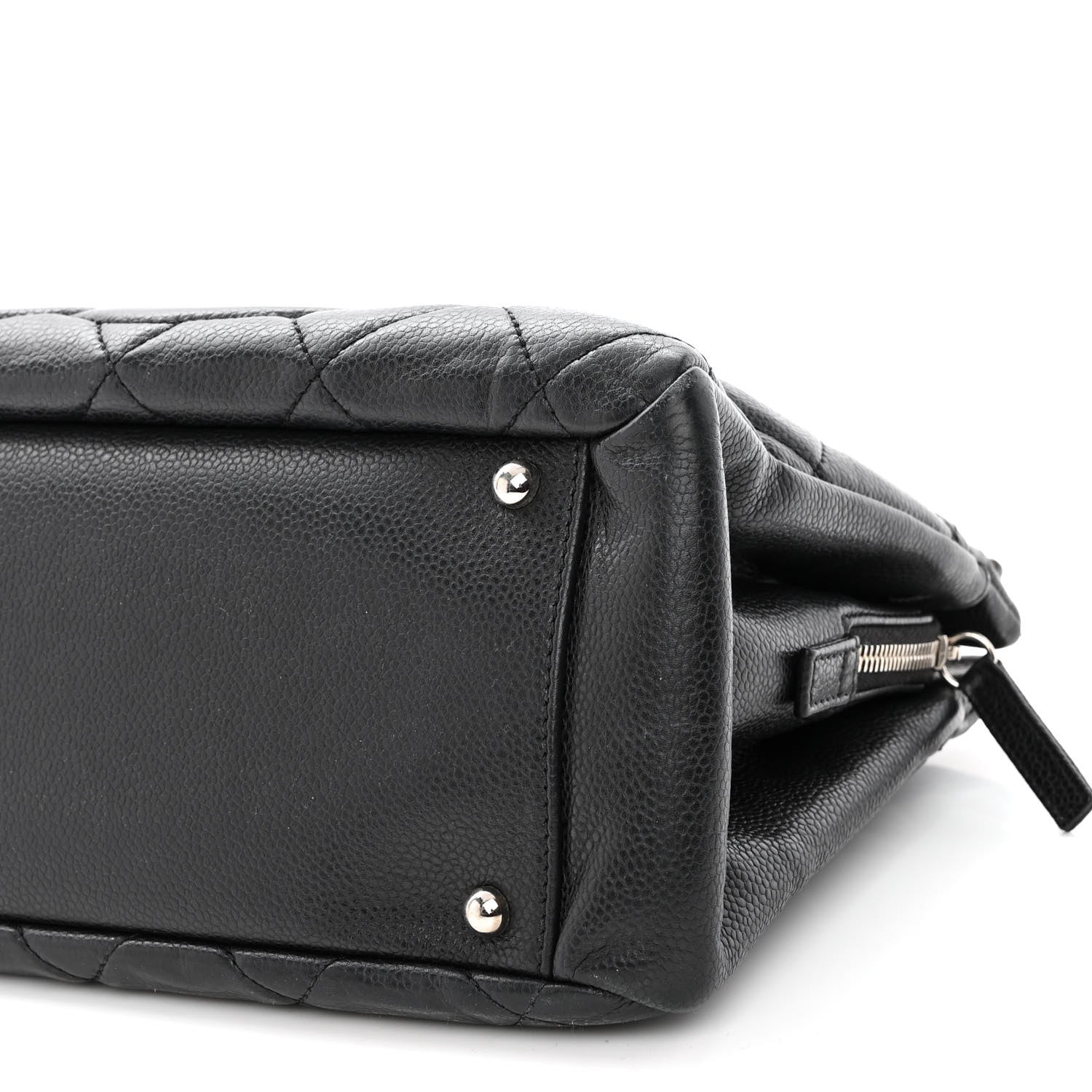 Chanel Caviar Quilted CC Timeless Soft Tote Black 11 of 13