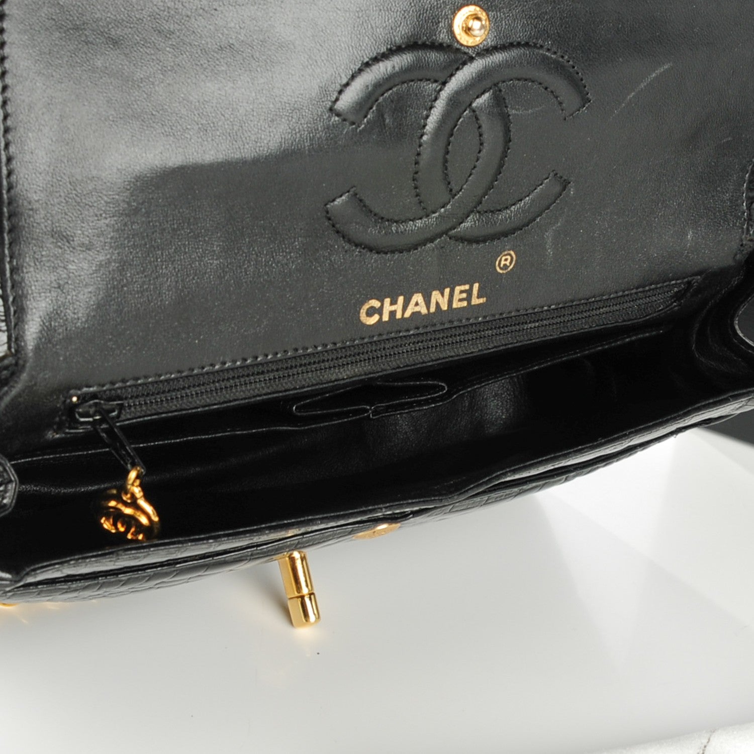 Chanel Alligator Medium Double Flap Black 5 of 13