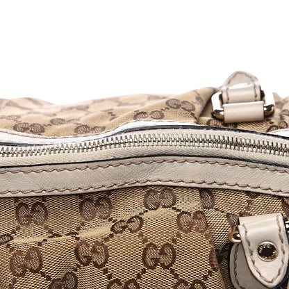 Gucci Monogram Medium Sukey Boston Off White 13 of 16