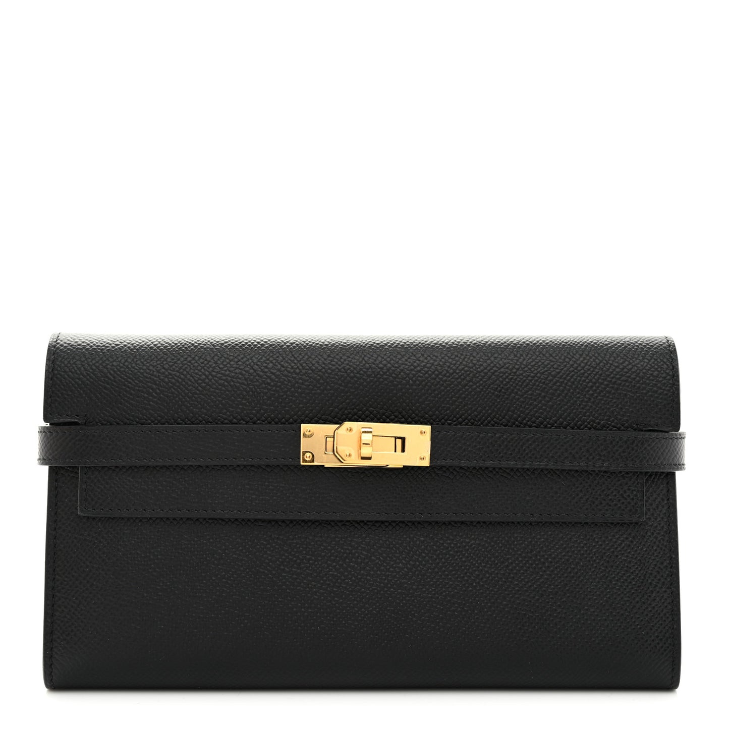 Epsom Kelly Longue Wallet Black