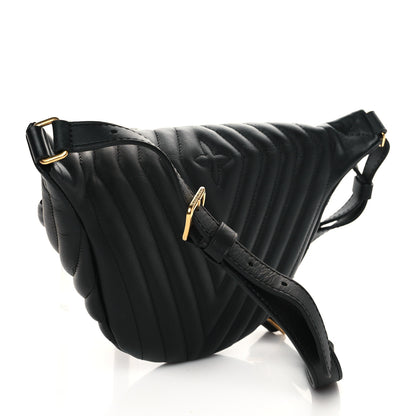 Louis Vuitton Calfskin Quilted New Wave Bumbag Black 3 of 6