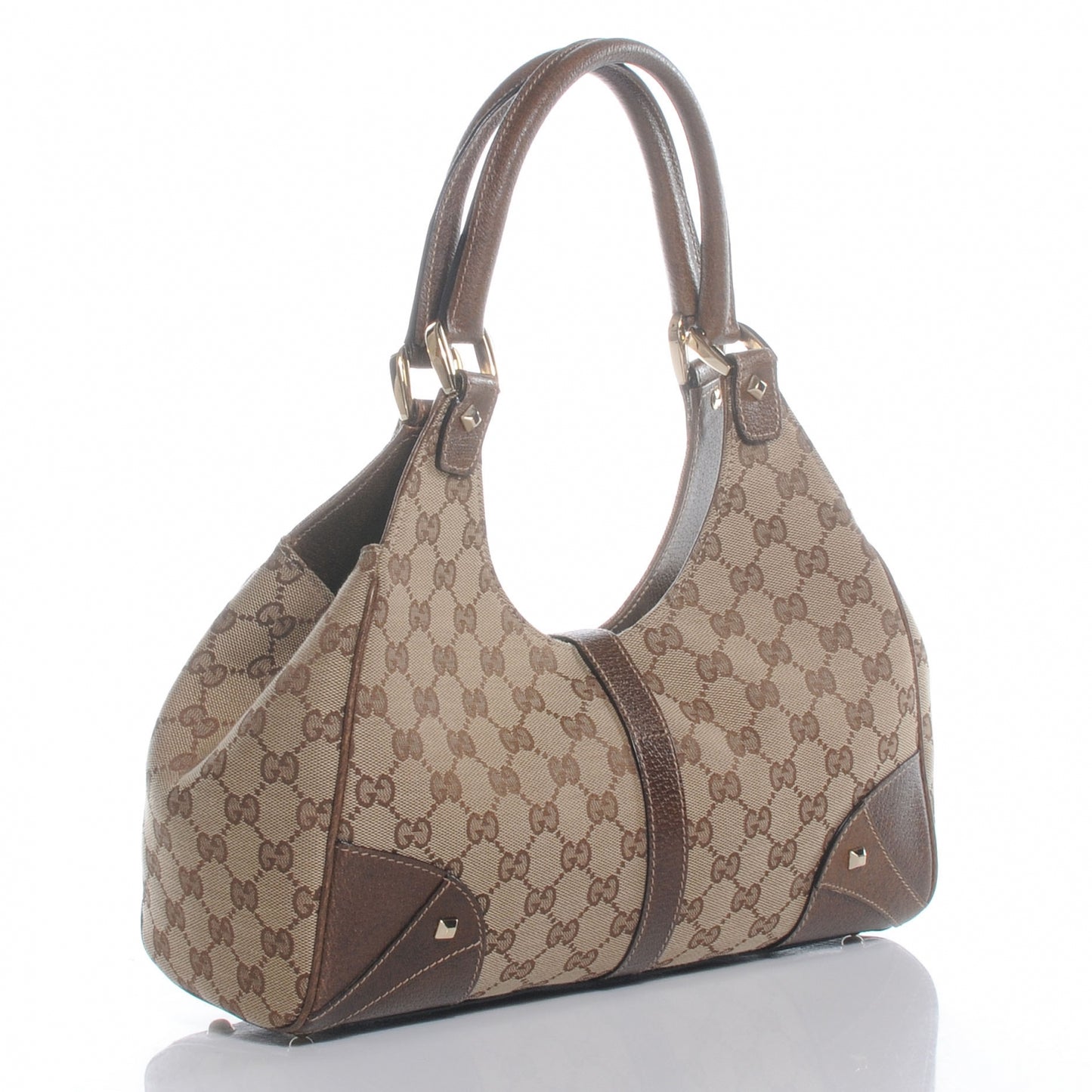 Monogram Large Bardot Brown