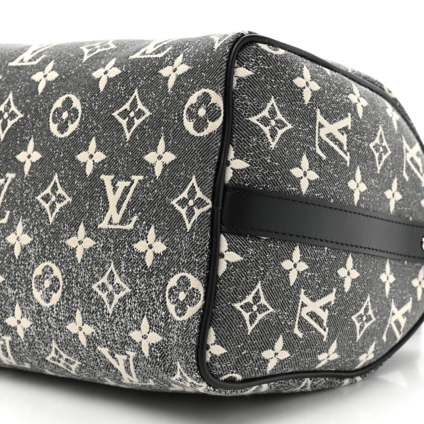 Denim Monogram Jacquard Speedy Bandouliere 25