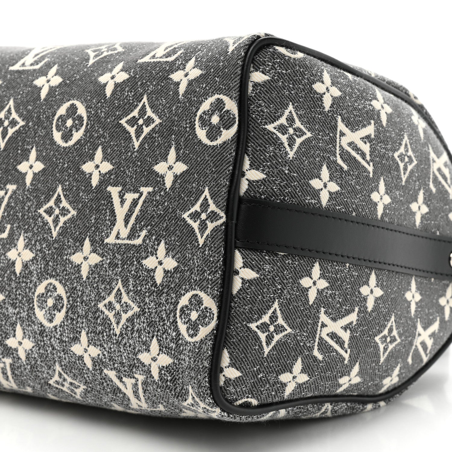 Louis Vuitton Denim Monogram Jacquard Speedy Bandouliere 25 7 of 9