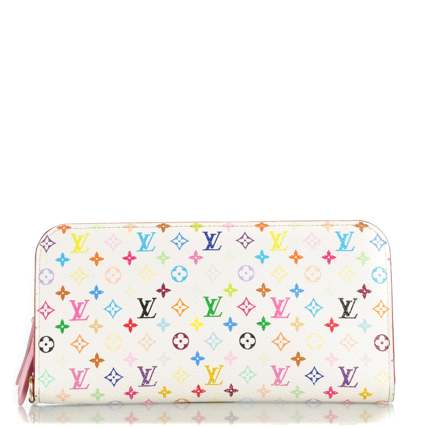 Louis Vuitton Monogram Multicolor Insolite Wallet White Litchi 1 of 7