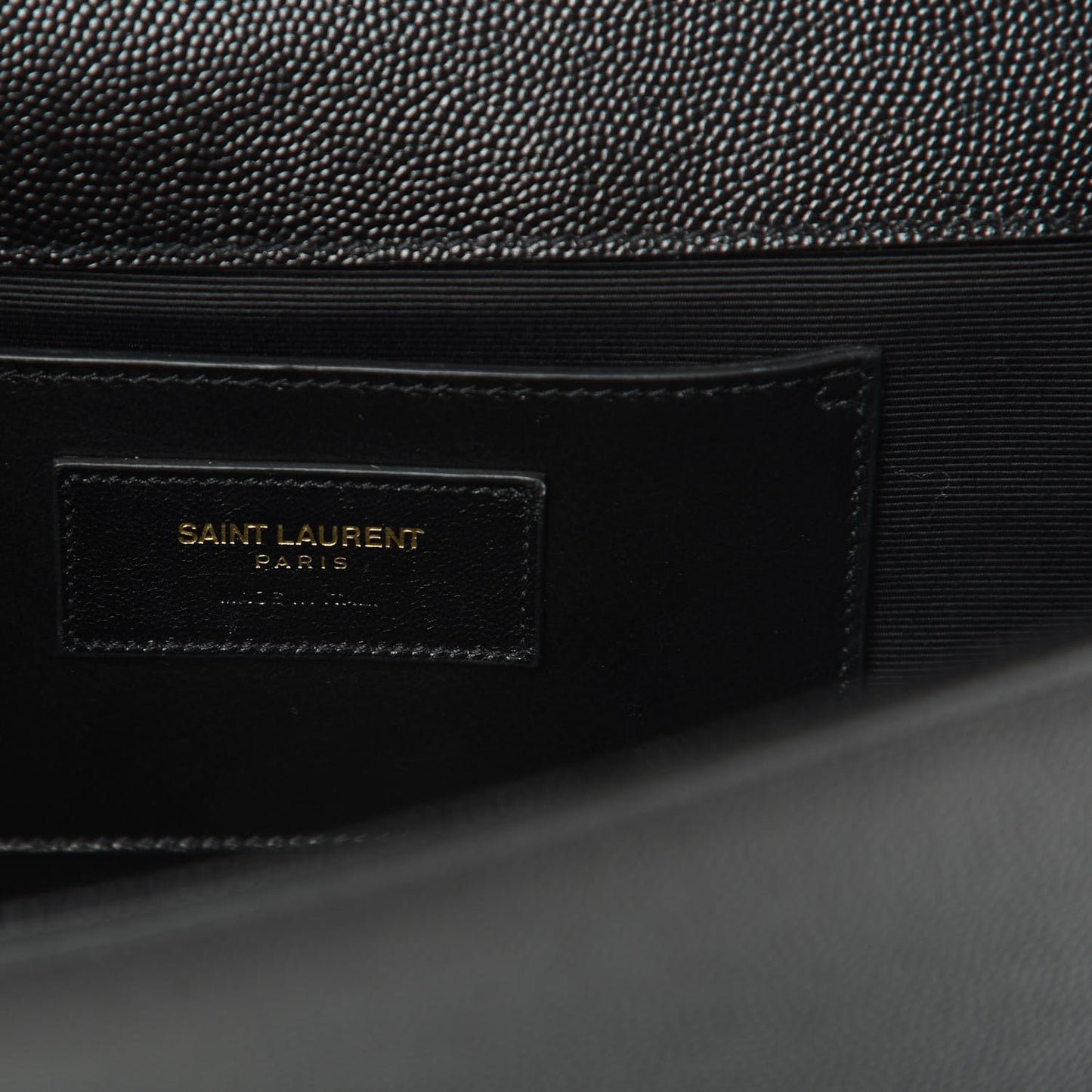 Grain De Poudre Medium Classic Monogram Kate Satchel Black