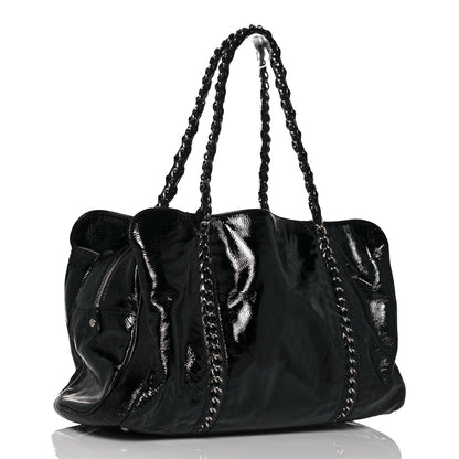 Chanel Patent Calfskin Large Luxe Ligne Tote Black 3 of 16