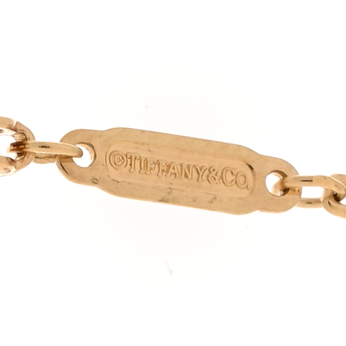 18K Yellow Gold Diamond Small Lock Pendant Necklace