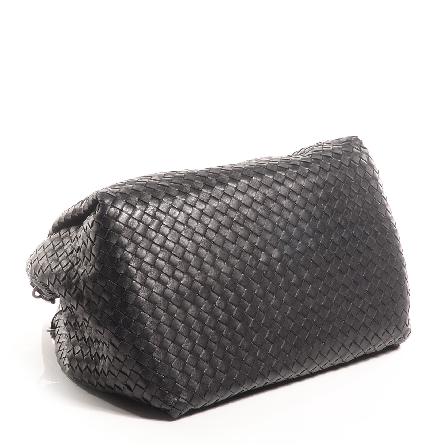 Nappa Intrecciato Parachute Bag Nero Black