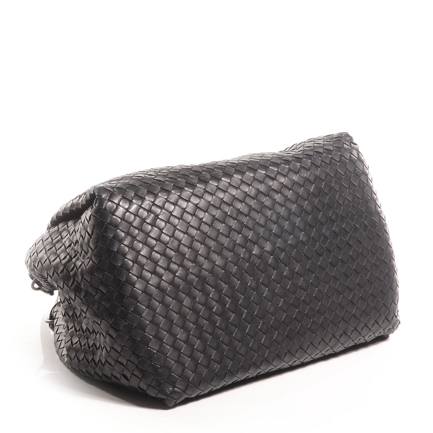 Bottega Veneta Nappa Intrecciato Parachute Bag Nero Black 4 of 9