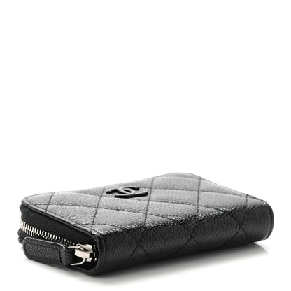 Chanel Caviar Quilted Incognito Zip Coin Purse Black 4 of 8