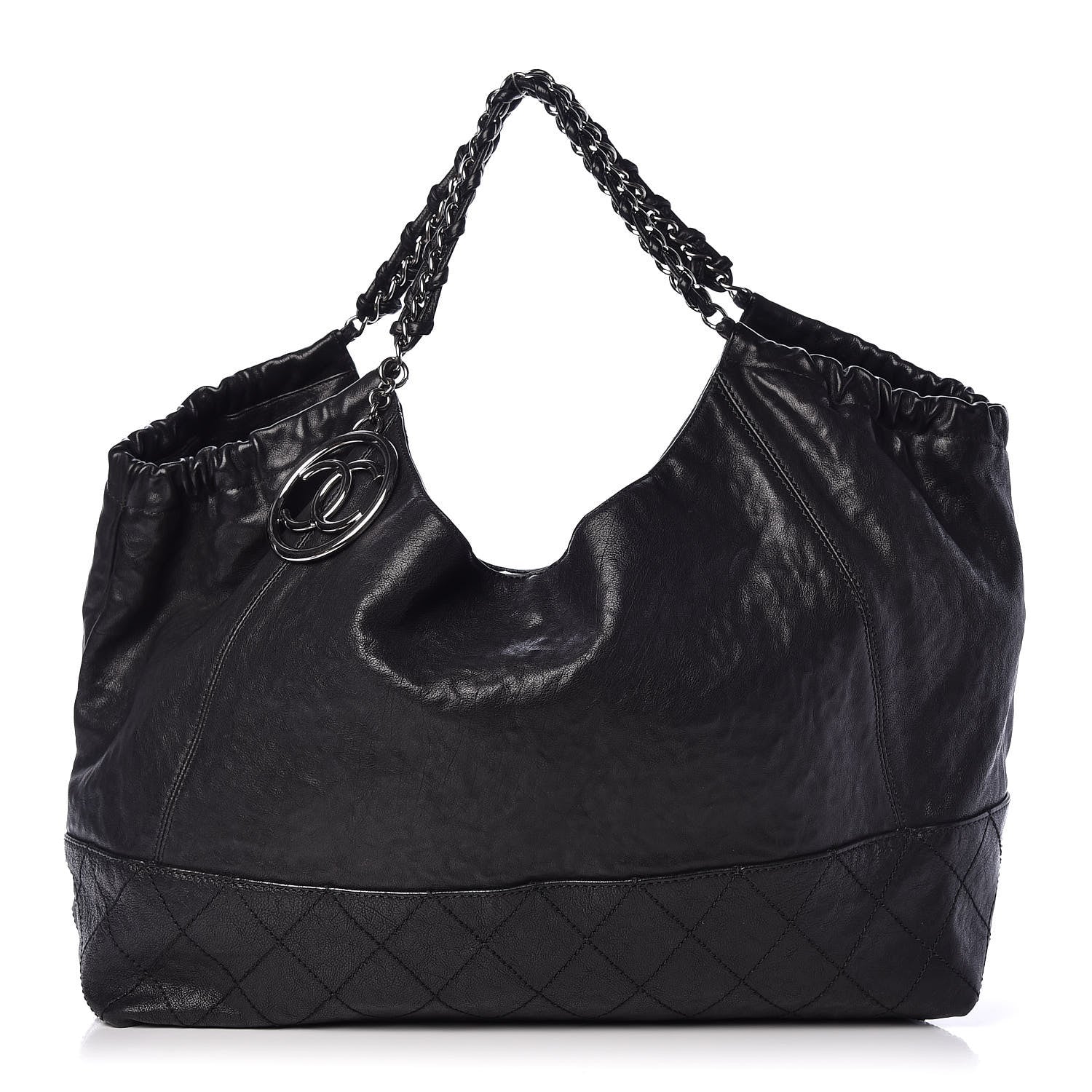 Chanel Calfskin XL Coco Cabas Black 1 of 11