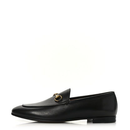 Gucci Calfskin Womens Jordaan Loafers 39 Black 1 of 8