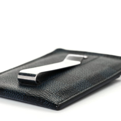 Louis Vuitton Damier Cobalt Pince Card Holder Bill Clip 7 of 8