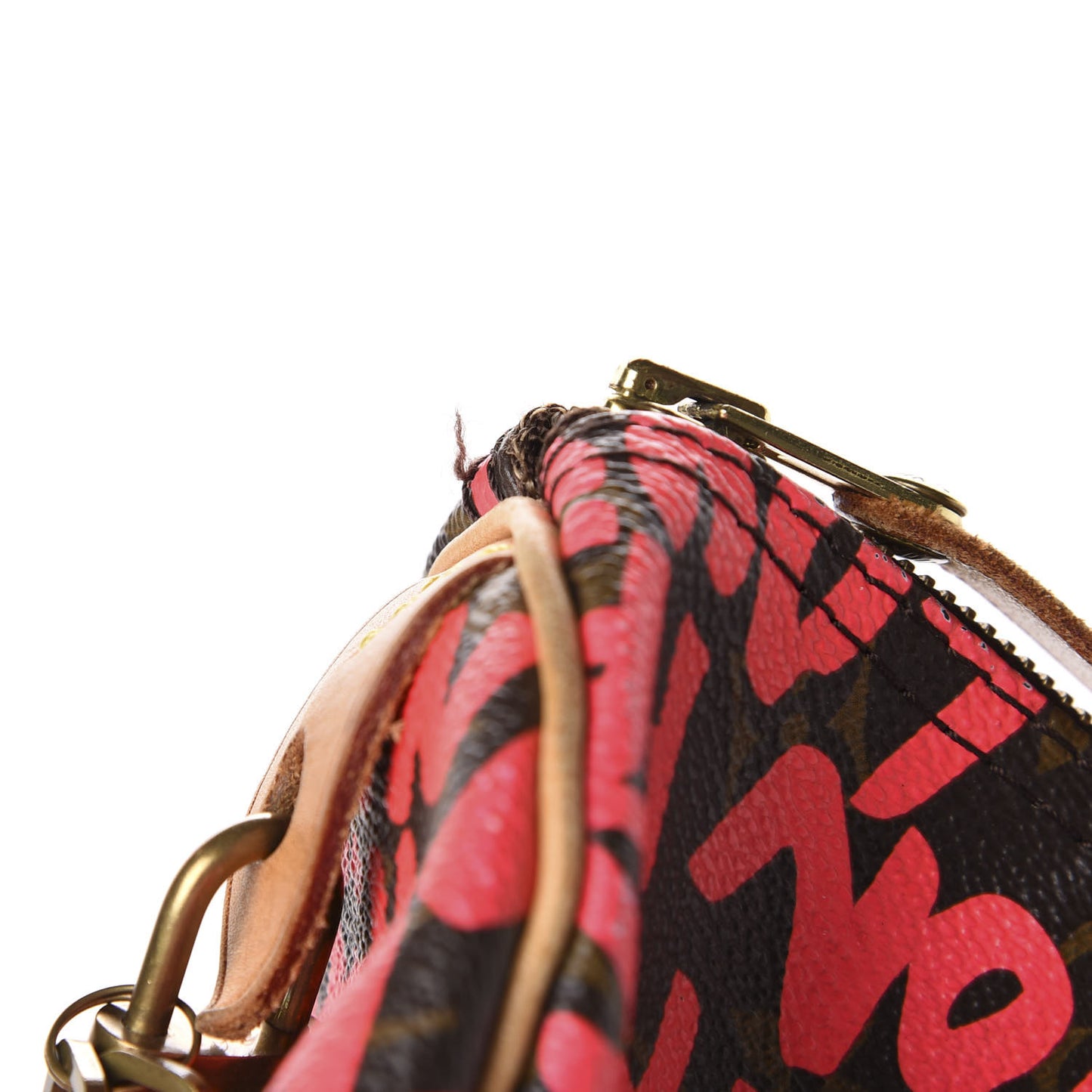 Monogram Graffiti Speedy 30 Fuchsia
