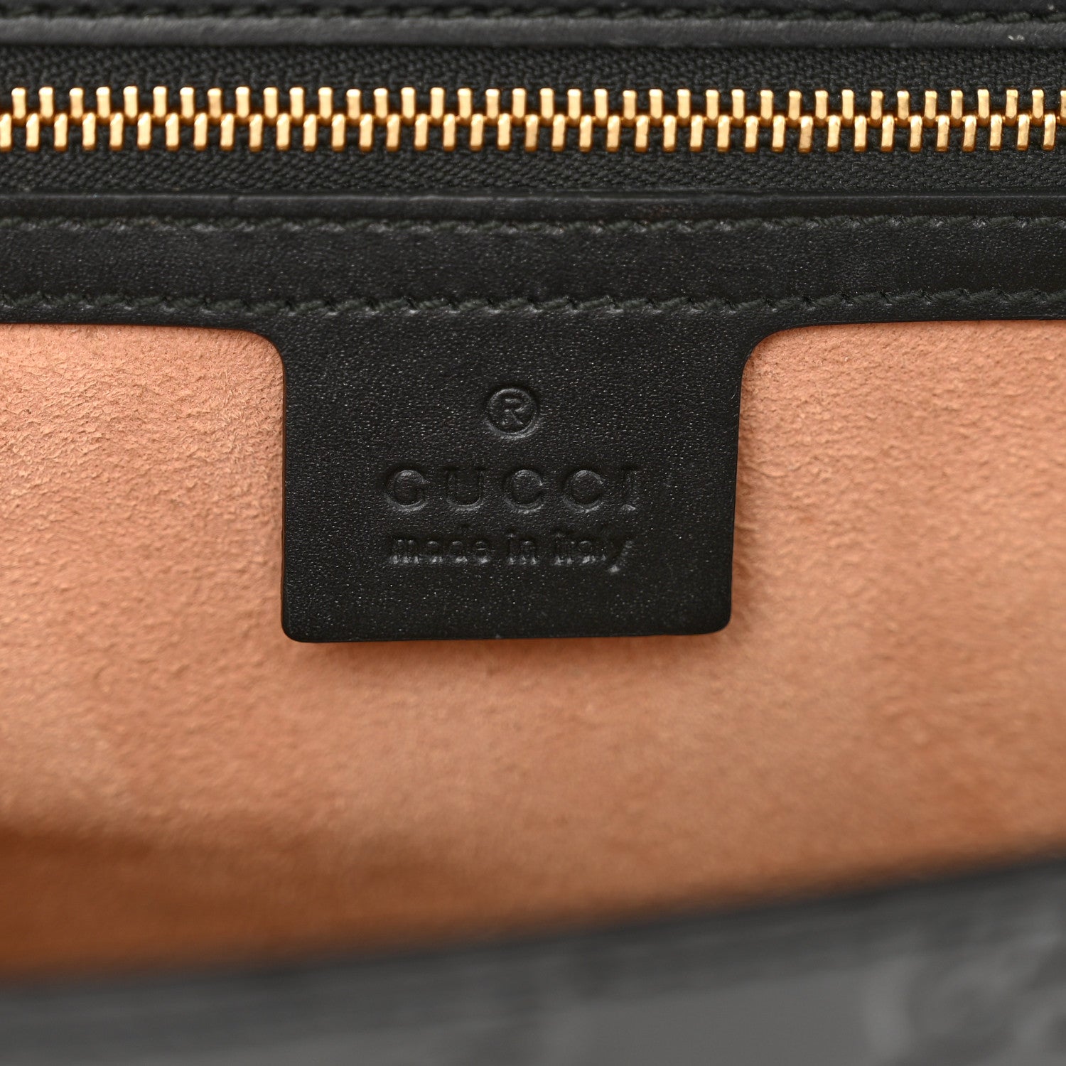 Gucci Guccissima Medium Padlock Shoulder Bag Black 6 of 12