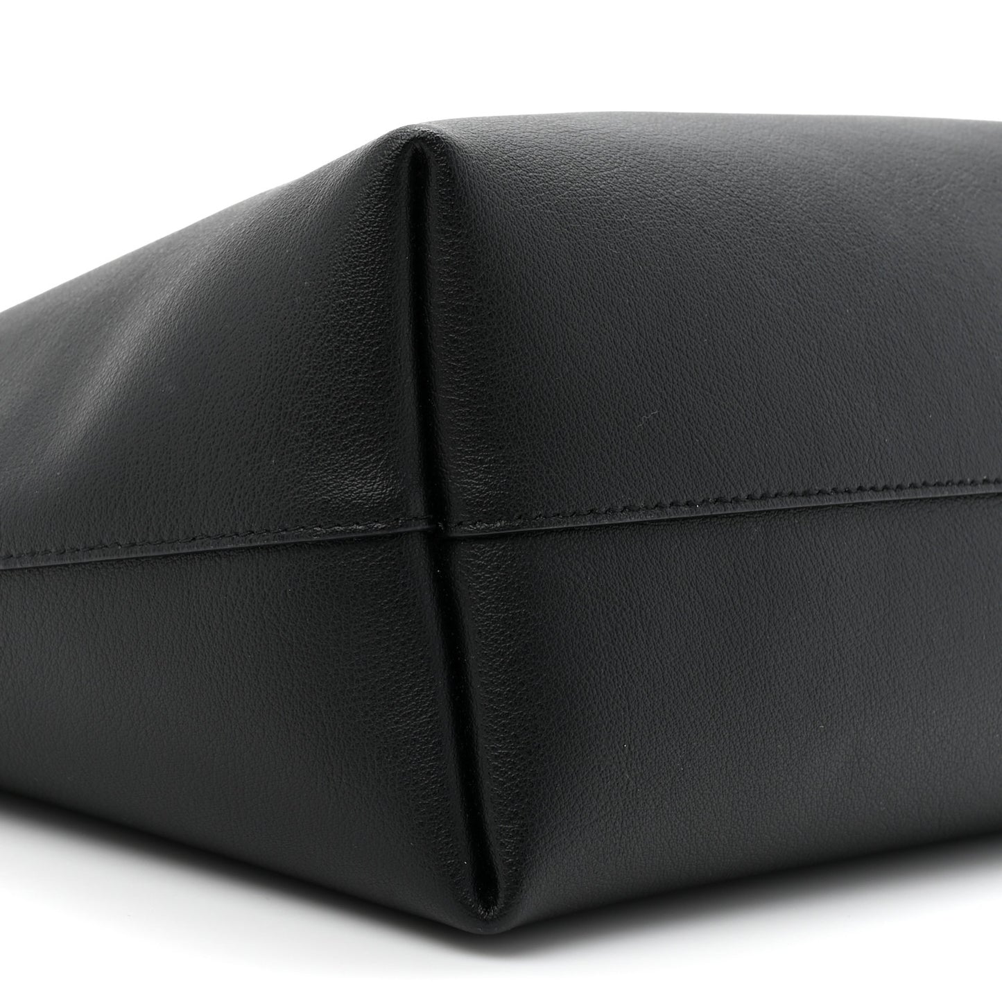 Calfskin Large Shopping Tote Black