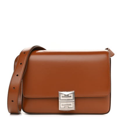 Givenchy Box Calfskin Medium 4G Shoulder Bag Chestnut 1 of 11