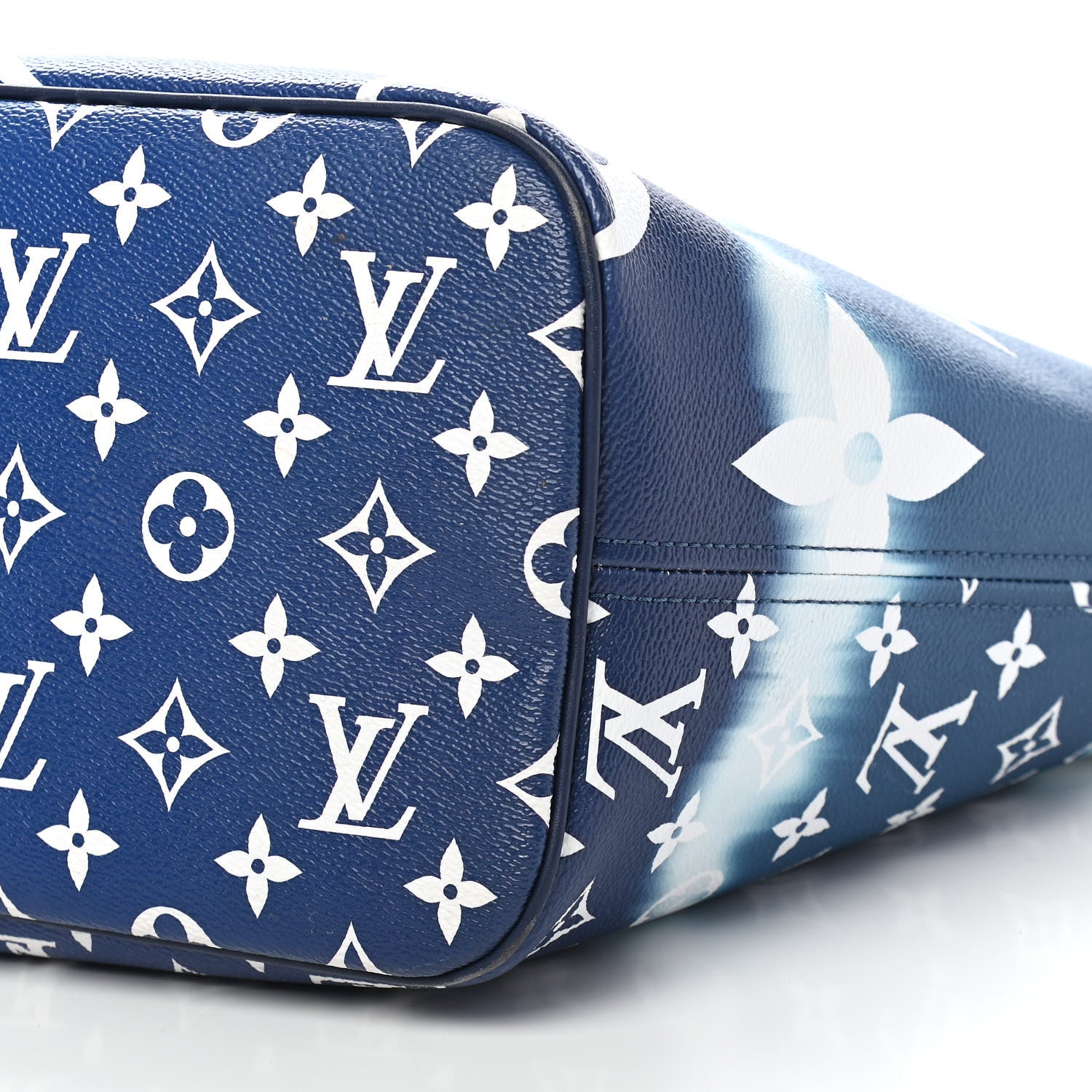 Louis Vuitton Monogram Escale Neverfull MM Blue 7 of 11