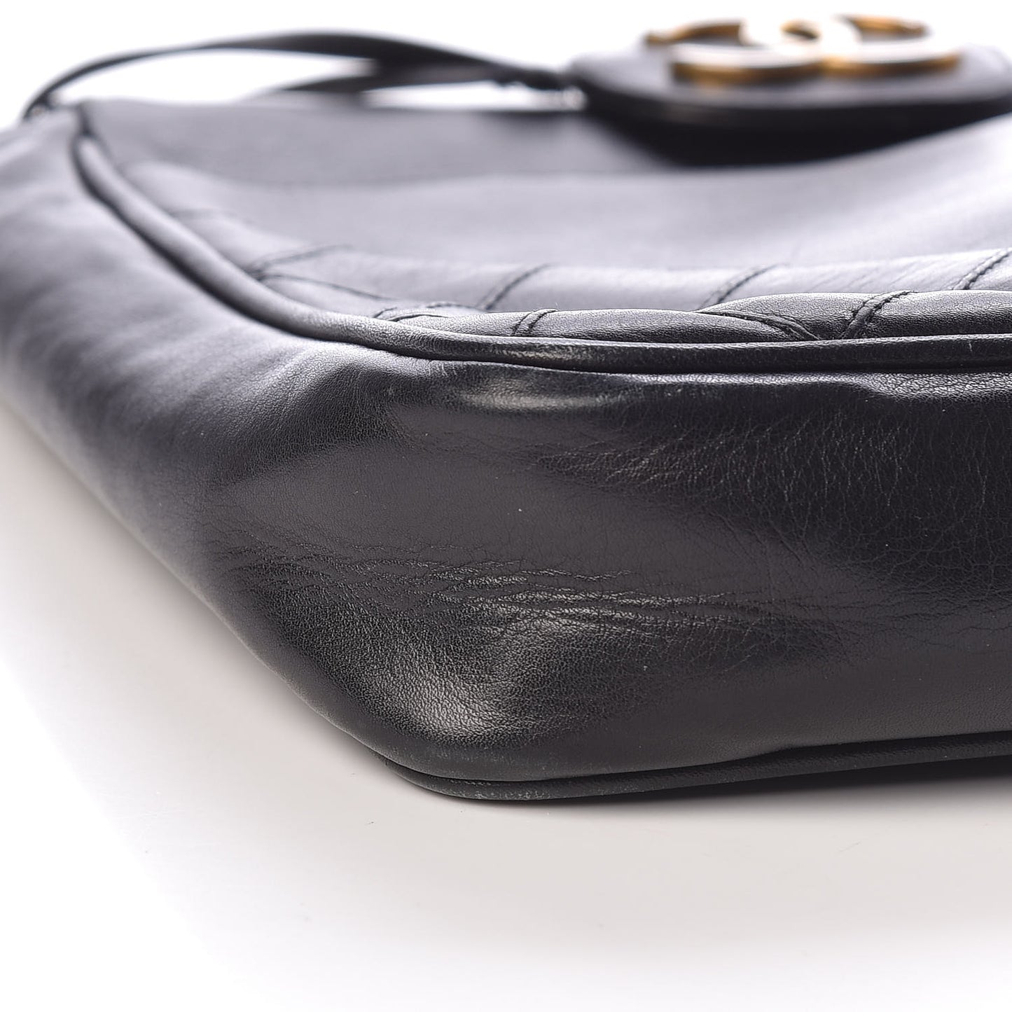 Lambskin Quilted Clutch Black