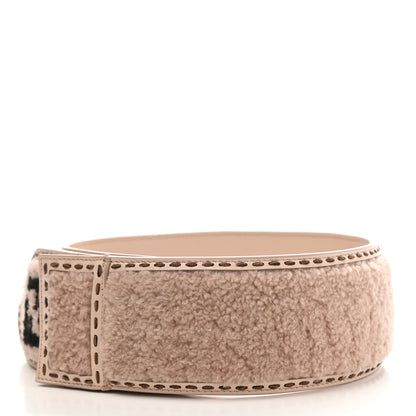 Fendi Shearling Nappa Vitello Liberty FF Strap You Light Rose 2 of 6