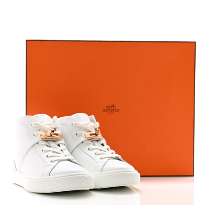 Hermes Calfskin Daydream Sneakers 37.5 White 12 of 12