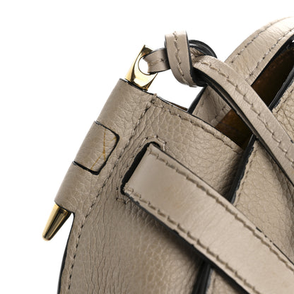 Loewe Grained Calfskin Mini Gate Crossbody Bag Light Oat 12 of 14