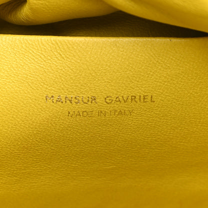 Mansur Gavriel Lambskin Cloud Clutch Pomelo 6 of 8