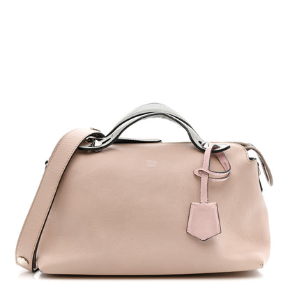 Fendi Vitello Dolce 4 Color Medium By The Way Boston Bag Soap Grigio Perla Multicolor 1 of 17