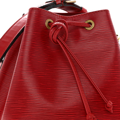 Louis Vuitton Epi Petit Noe Castillan Red 7 of 11