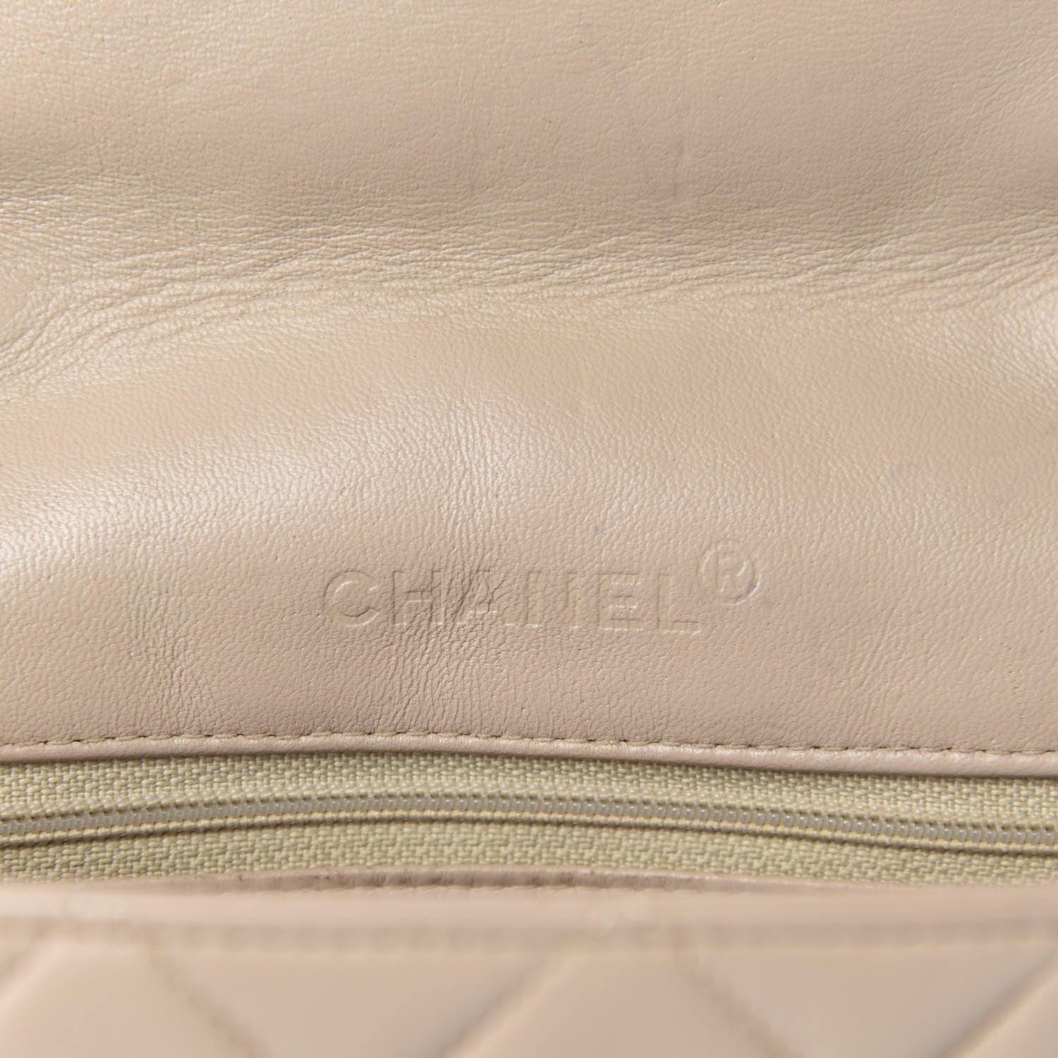 Chanel Lambskin Quilted Small Single Flap Beige 14 of 20