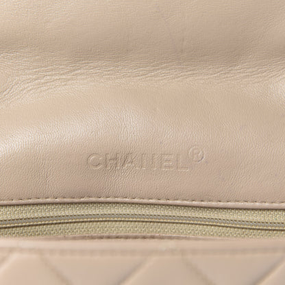 Chanel Lambskin Quilted Small Single Flap Beige 14 of 20