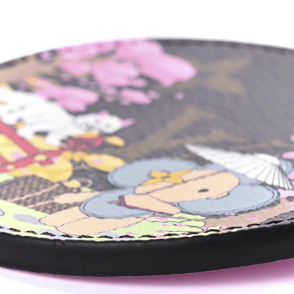 Louis Vuitton Monogram 2021 Christmas Animation Japanese Garden Bag Charm Key Ring Wisteria Pink 6 of 6