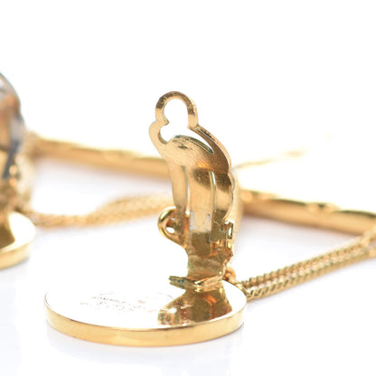 Chanel 2.55 Flap Clip On Earrings Gold 6 of 6