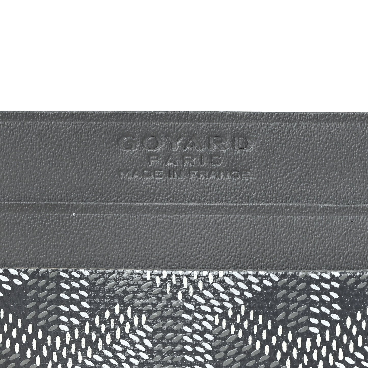 Goyardine Saint Sulpice Card Holder Grey