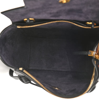 Celine Grained Calfskin Nano Belt Bag Black 5 of 10