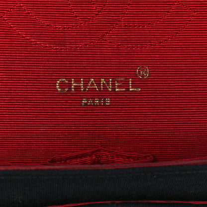Chanel Jersey Quilted Medium Double Flap Black 6 of 12