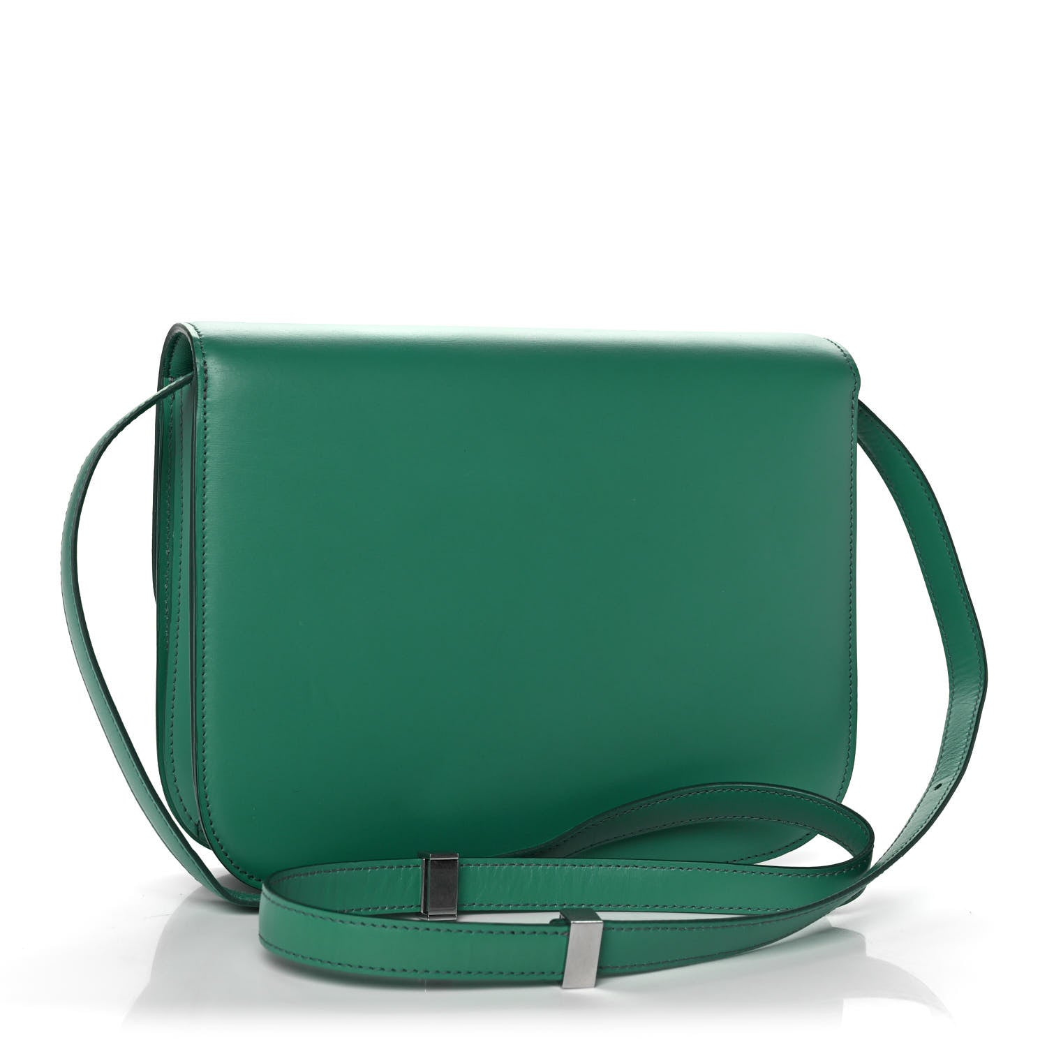 Celine Box Calfskin Classic Box Medium Flap Bag Pop Green 3 of 12