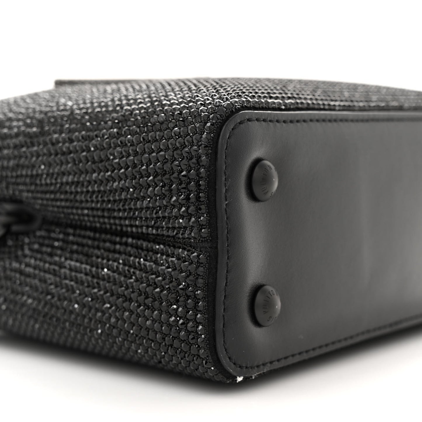 Swarovski Calfskin Capucines Mini Black