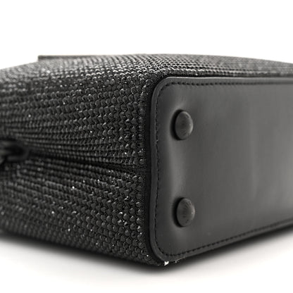 Louis Vuitton Swarovski Calfskin Capucines Mini Black 9 of 11
