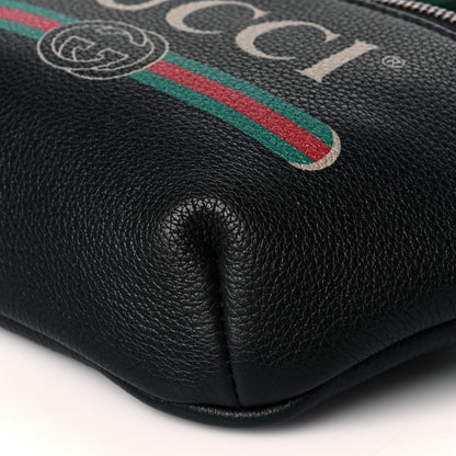 Gucci Grained Calfskin Small Logo Belt Bag Black 10 of 10