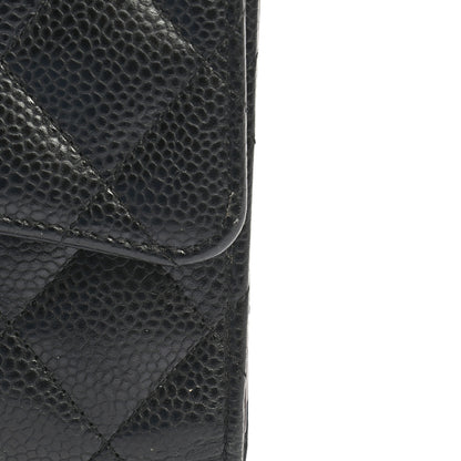 Chanel Caviar Quilted Large Flap Wallet Black 14 of 15