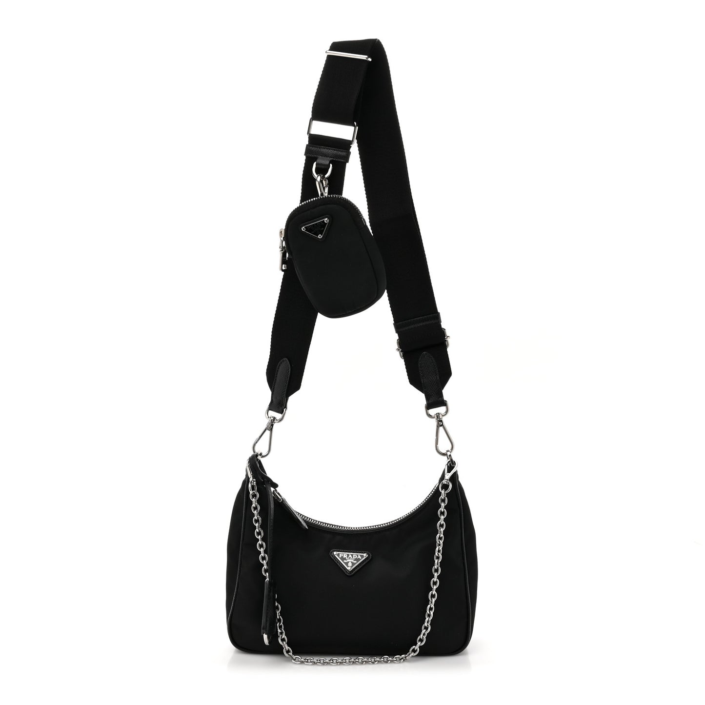 Nylon Re-Edition 2005 Shoulder Bag Black