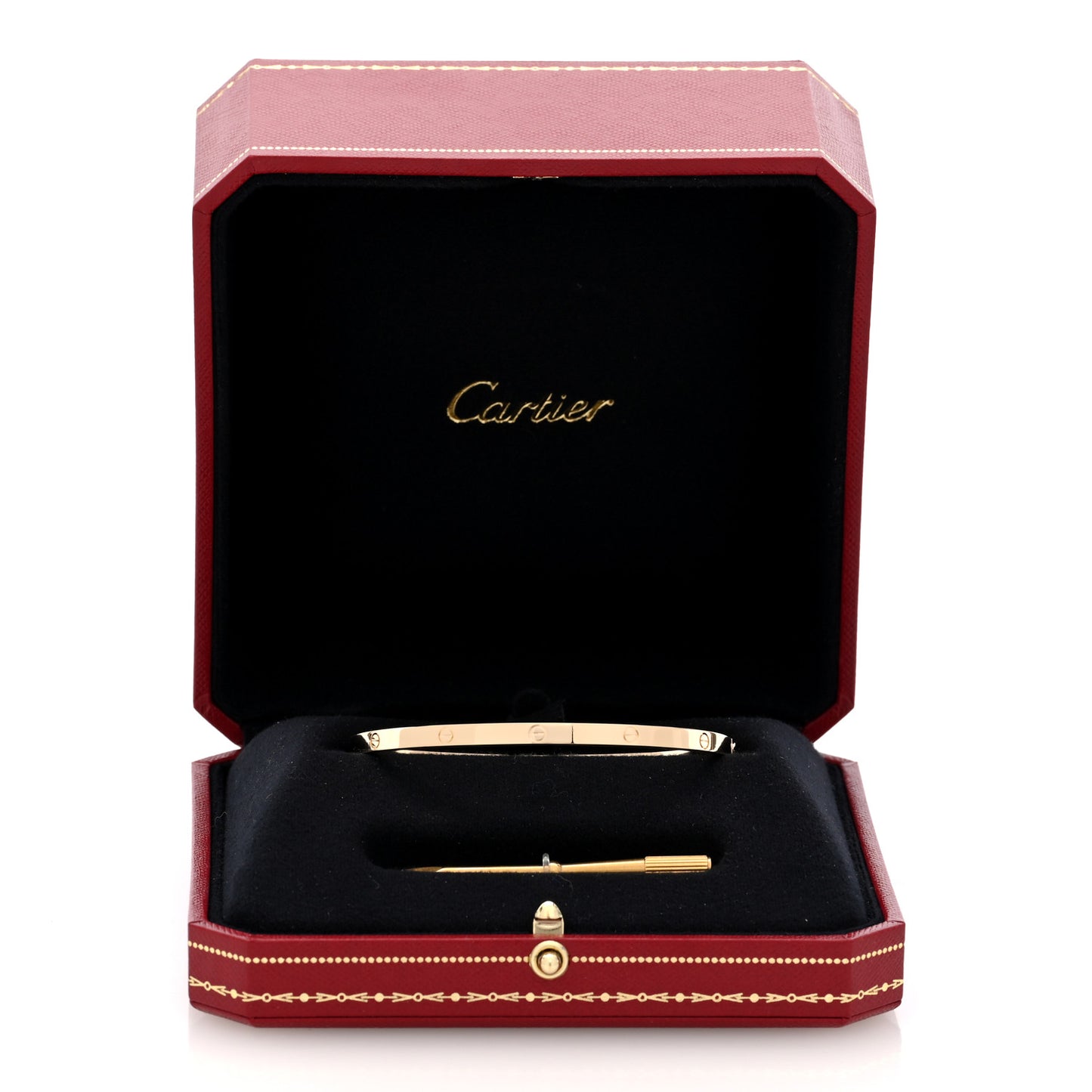 18K Yellow Gold Small LOVE Bracelet 19