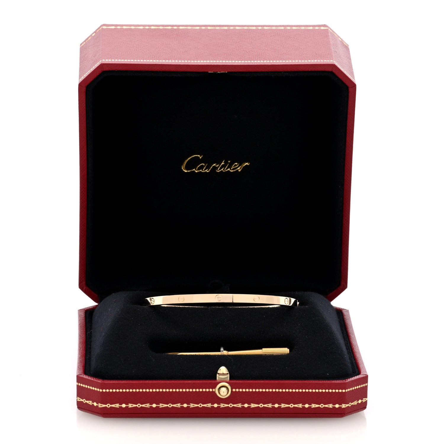 Cartier 18K Yellow Gold Small LOVE Bracelet 19 7 of 7