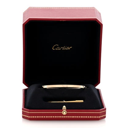 Cartier 18K Yellow Gold Small LOVE Bracelet 19 7 of 7