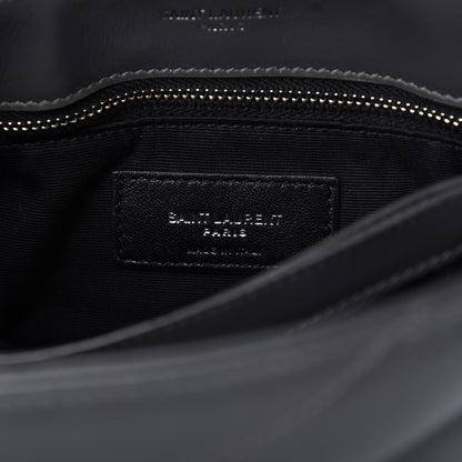 Saint Laurent Calfskin Y Quilted Monogram Toy Loulou Crossbody Bag Storm 8 of 10