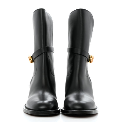 Christian Dior Calfskin Empreinte Ankle Boots 37 Black 2 of 11