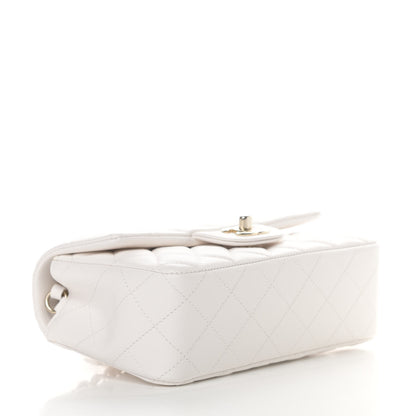 Chanel Lambskin Quilted Mini Rectangular Flap White 4 of 11